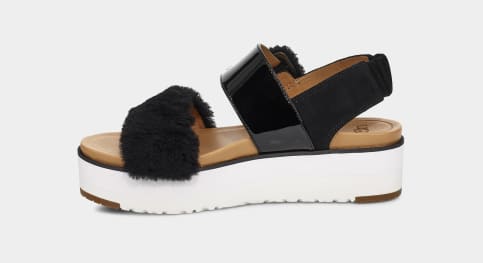 Ugg le best sale fluff sandal